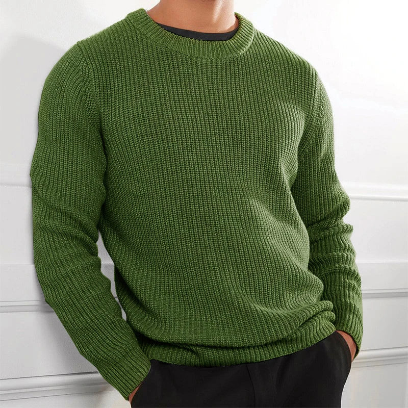 Stylischer Langarm-Pullover für Herren - Robust und Vielseitig