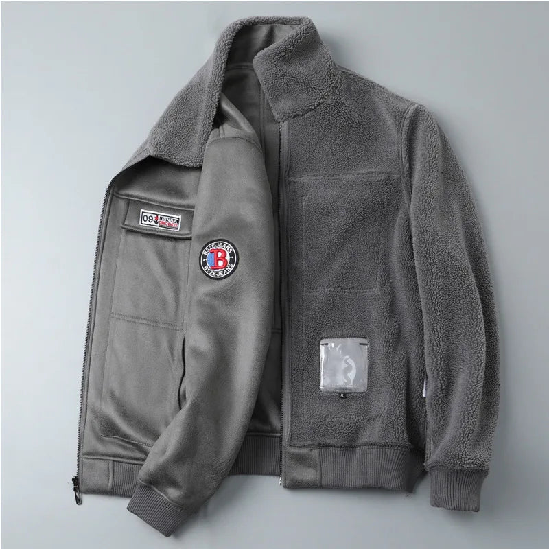 Ryu | zeitloses Bomberjacke mit Fleecekragen und Innenfutter