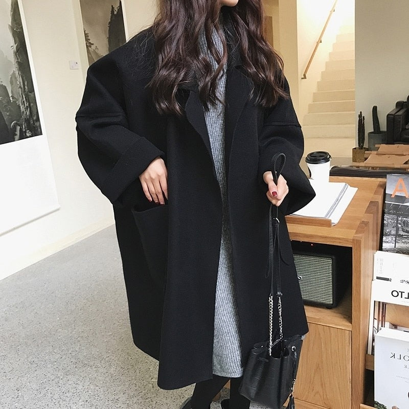 Arianell | Stilvoller oversized Mid-Length Mantel - dein Must-Have für elegante Gemütlichkeit!