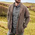 Kaito | Klassische Herren Strickjacke im Retro-Stil