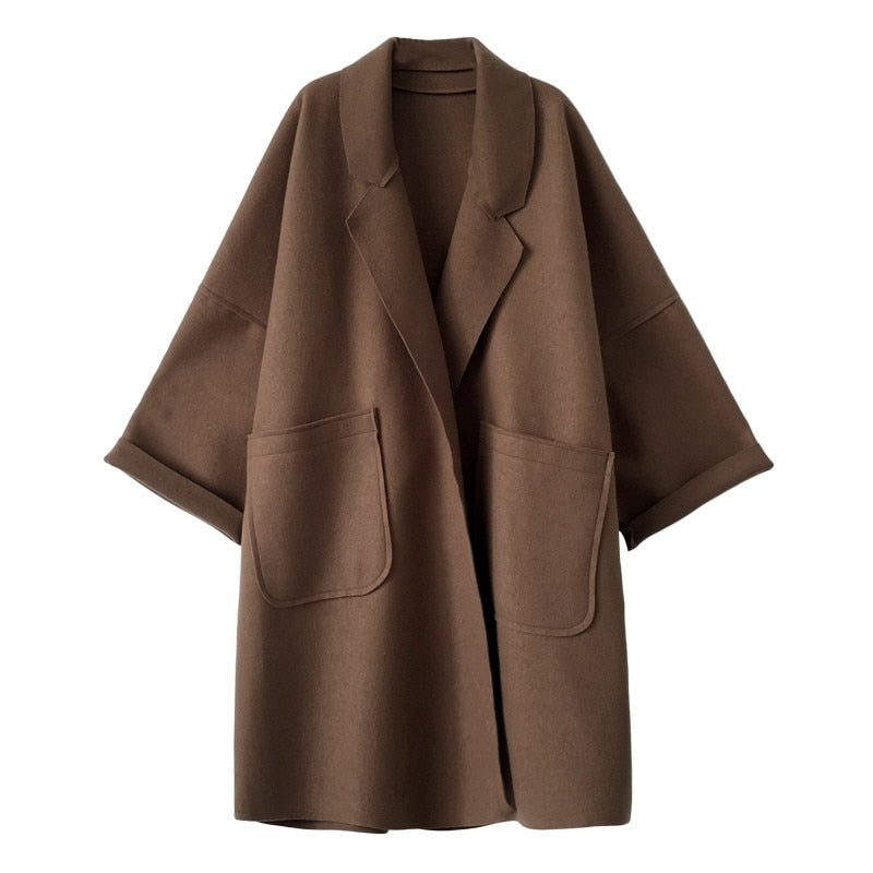 Arianell | Stilvoller oversized Mid-Length Mantel - dein Must-Have für elegante Gemütlichkeit!