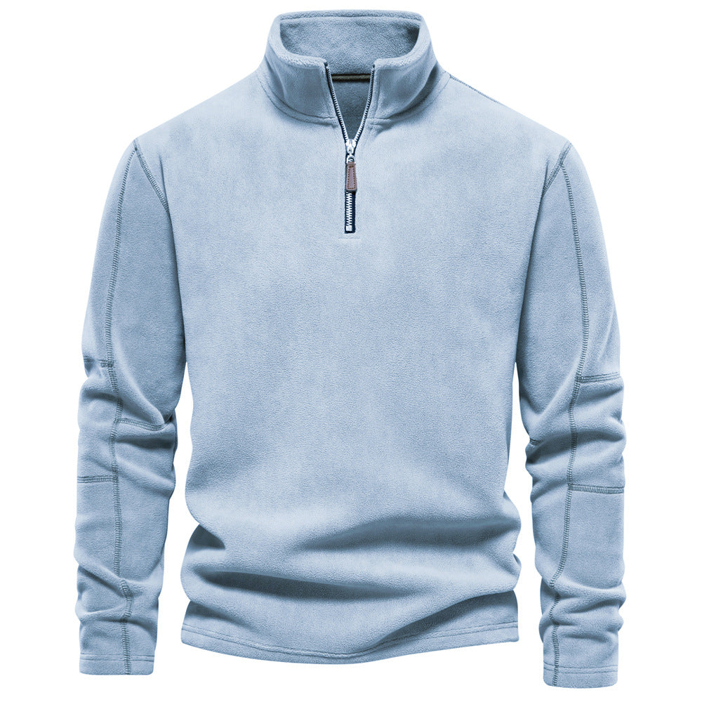 Fleece Pullover mit 1/4 Reißverschluss für Herren