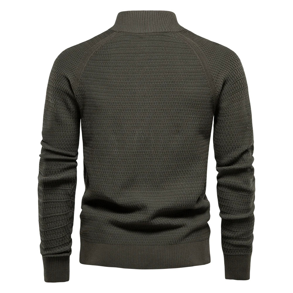 Gemütliche Baumwollstrickjacke für Herren