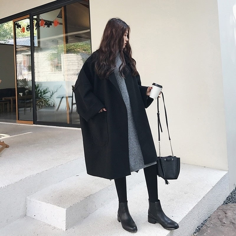 Arianell | Stilvoller oversized Mid-Length Mantel - dein Must-Have für elegante Gemütlichkeit!
