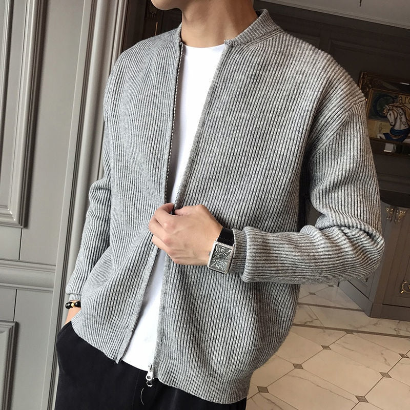 Elegantes Herren-Gilet mit hochwertigem Baumwollmaterial und modernem Reißverschluss