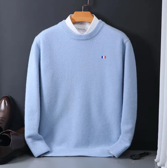 Gendry | Hochwertiger kaschmir Pullover im smart-casual Stil mit Rundhalsausschnitt