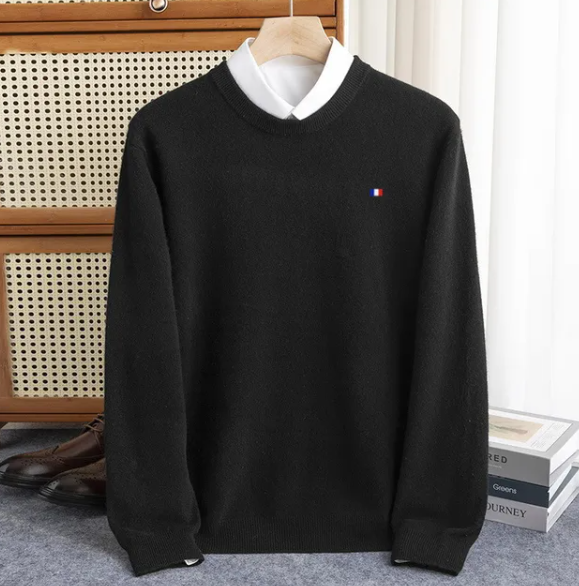 Gendry | Hochwertiger kaschmir Pullover im smart-casual Stil mit Rundhalsausschnitt