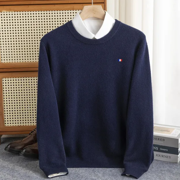Gendry | Hochwertiger kaschmir Pullover im smart-casual Stil mit Rundhalsausschnitt