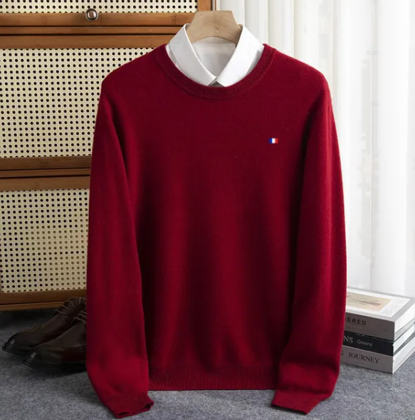 Gendry | Hochwertiger kaschmir Pullover im smart-casual Stil mit Rundhalsausschnitt