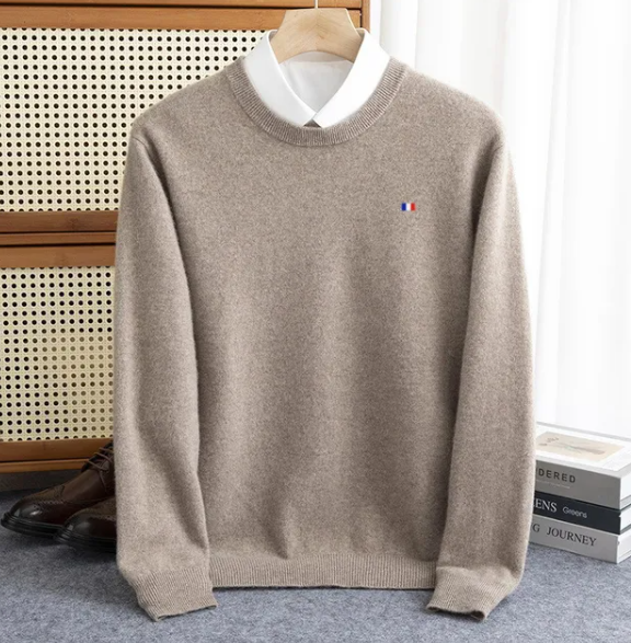 Gendry | Hochwertiger kaschmir Pullover im smart-casual Stil mit Rundhalsausschnitt