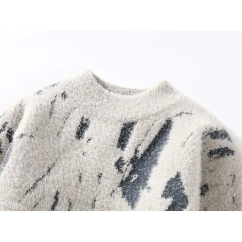 Eleganter, schlanker Pullover für Herren – Perfekte Wintermode