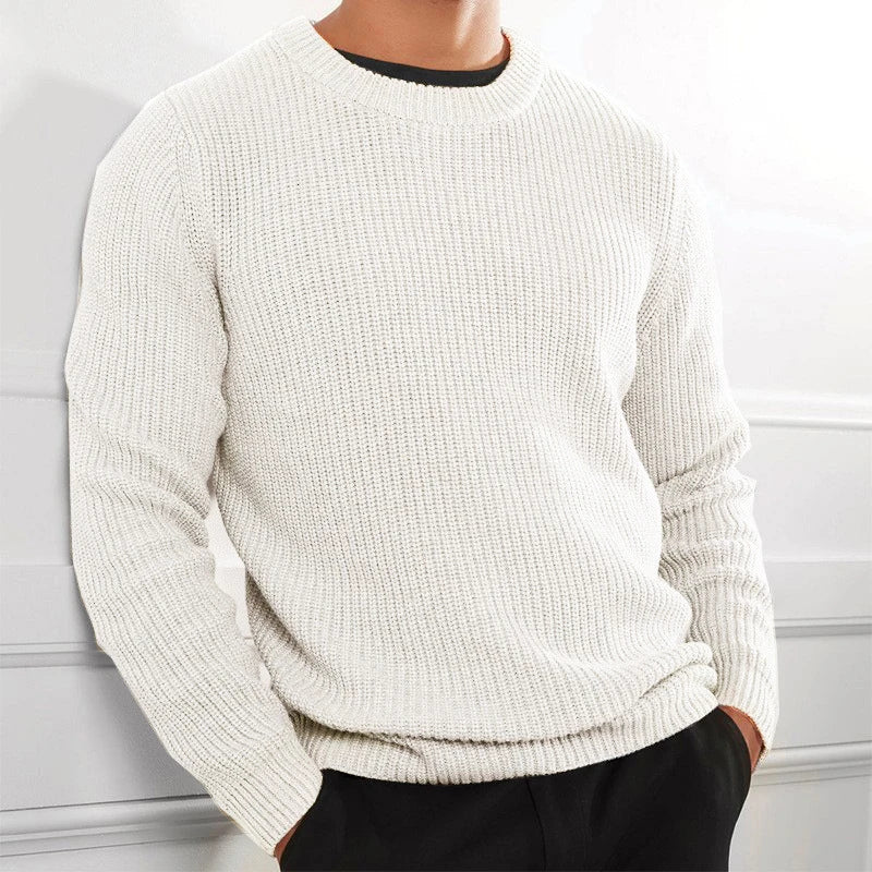 Stylischer Langarm-Pullover für Herren - Robust und Vielseitig
