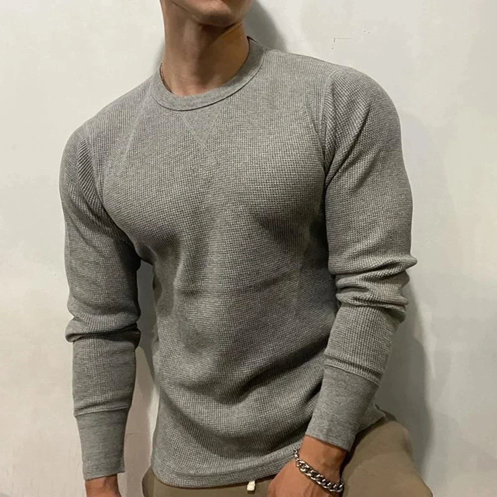 Lässiger Herren Pullover für aktive Männer mit muskulösem Schnitt