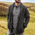 Kaito | Klassische Herren Strickjacke im Retro-Stil
