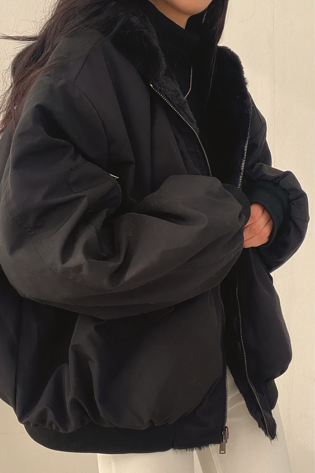 Caro - Winterjacke mit Kaschmirkapuze für stilvolle Wärme