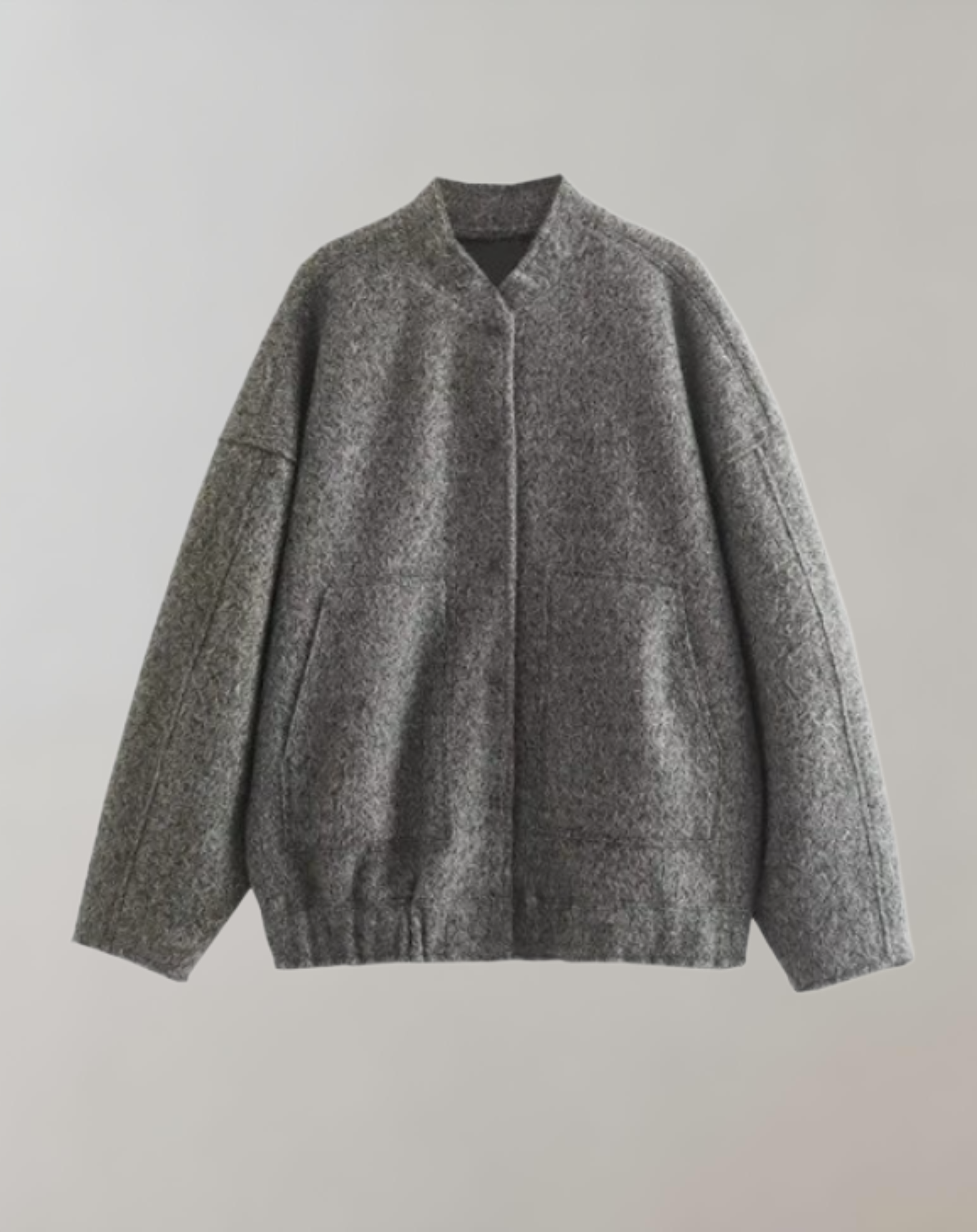Adrianna - Dicke und bauschige Jacke mit Knöpfen für Damen Jacke
