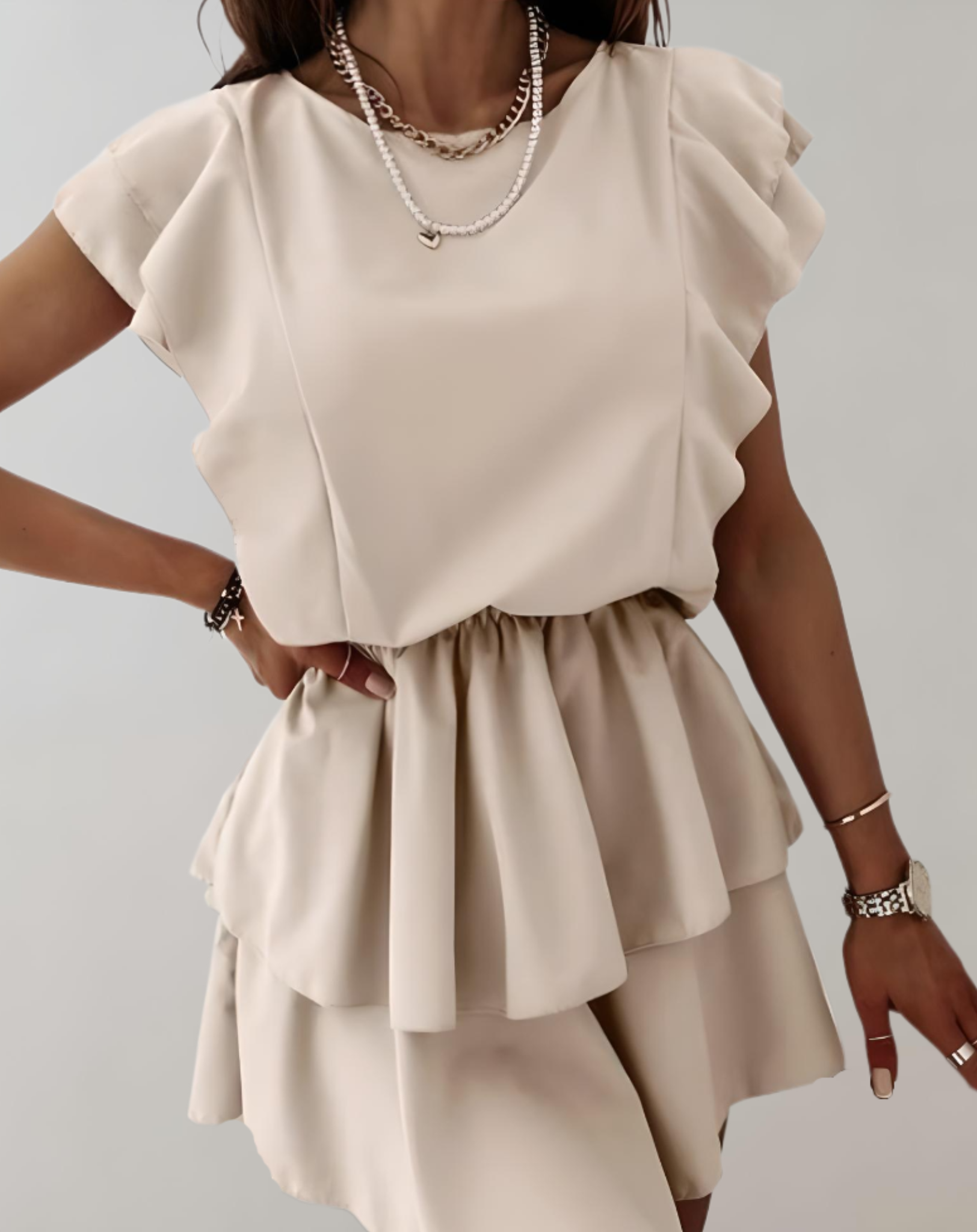 Alice - Gut sitzendes Kleid mit hohem Seitenschlitz kleid