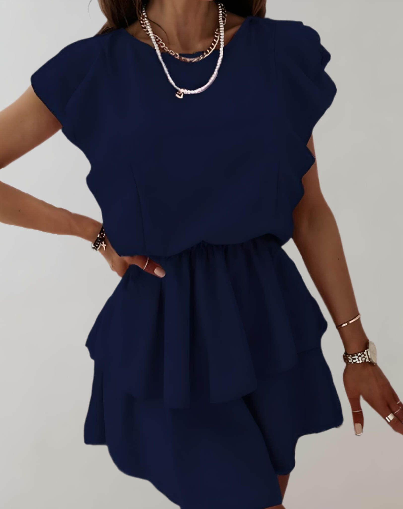 Alice - Gut sitzendes Kleid mit hohem Seitenschlitz kleid