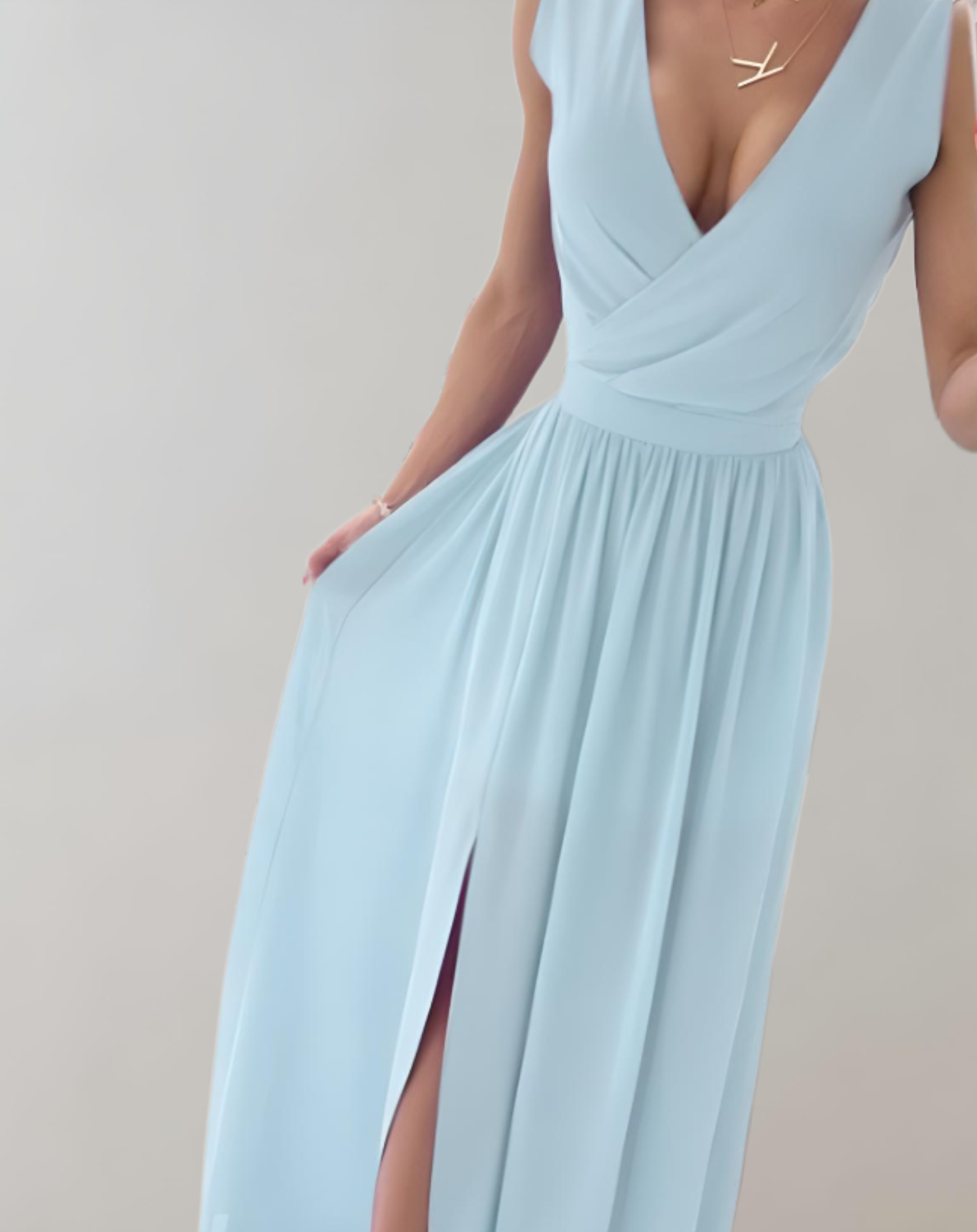 Alice - Gut sitzendes Kleid mit hohem Seitenschlitz kleid