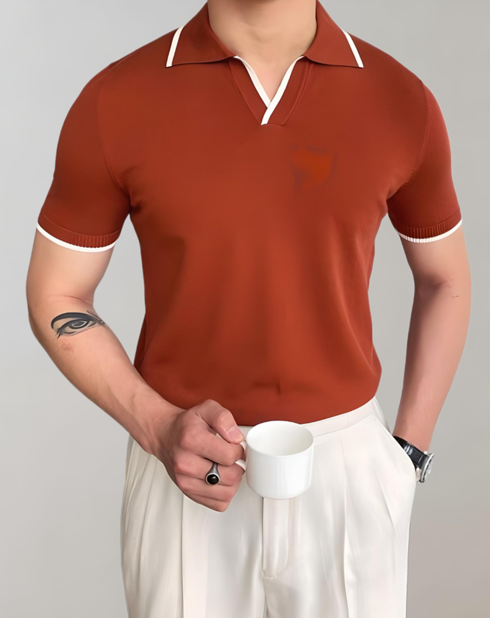 Allen - Herren-Slim Fit Hemd