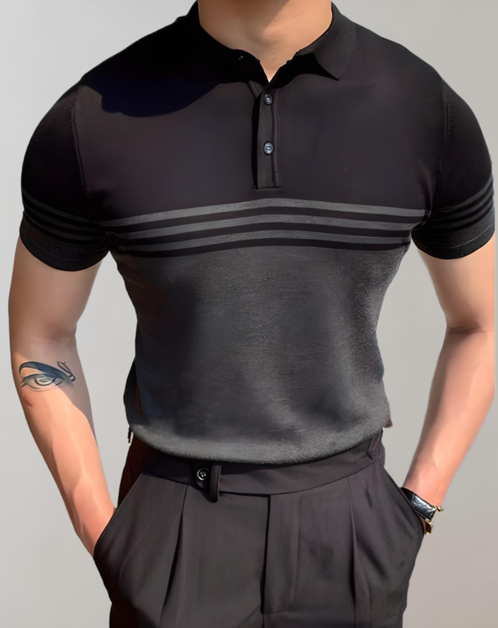 Allen - Herren-Slim Fit Hemd