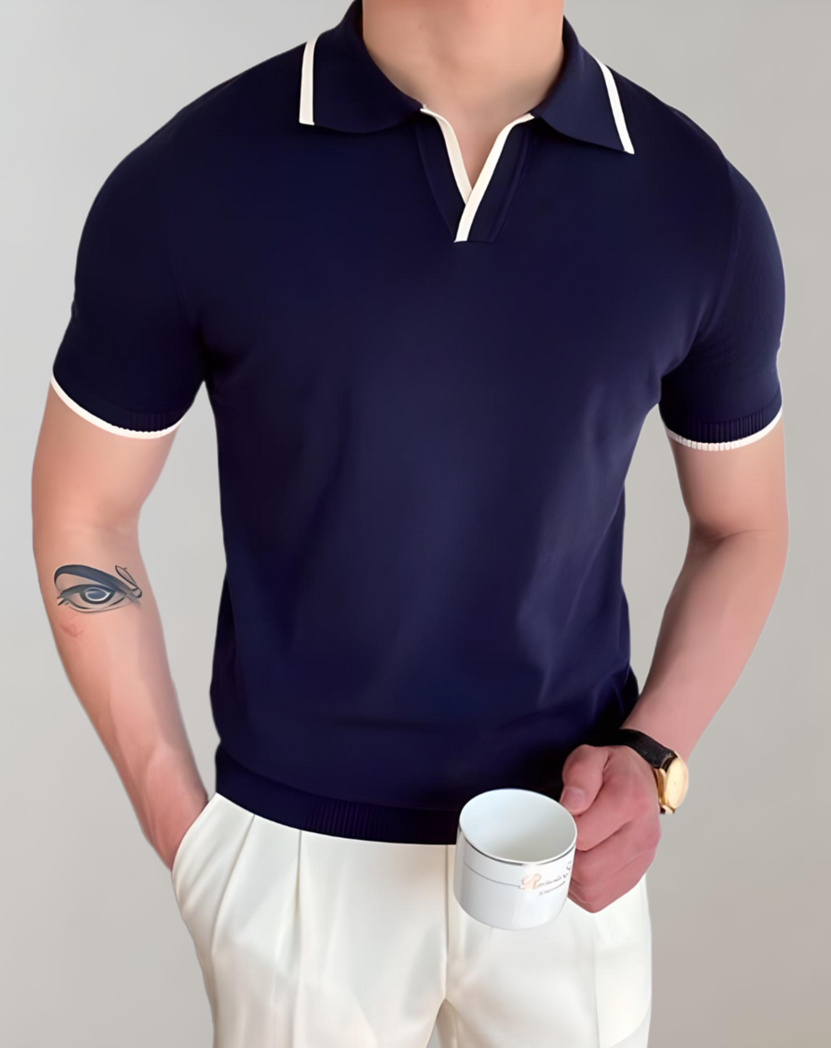 Allen - Herren-Slim Fit Hemd