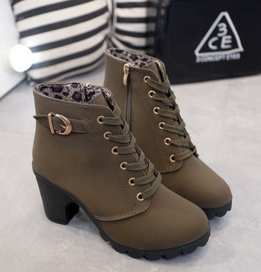 Ava - Schnürstiefeletten zum Aufpeppen deines Herbst-Outfits