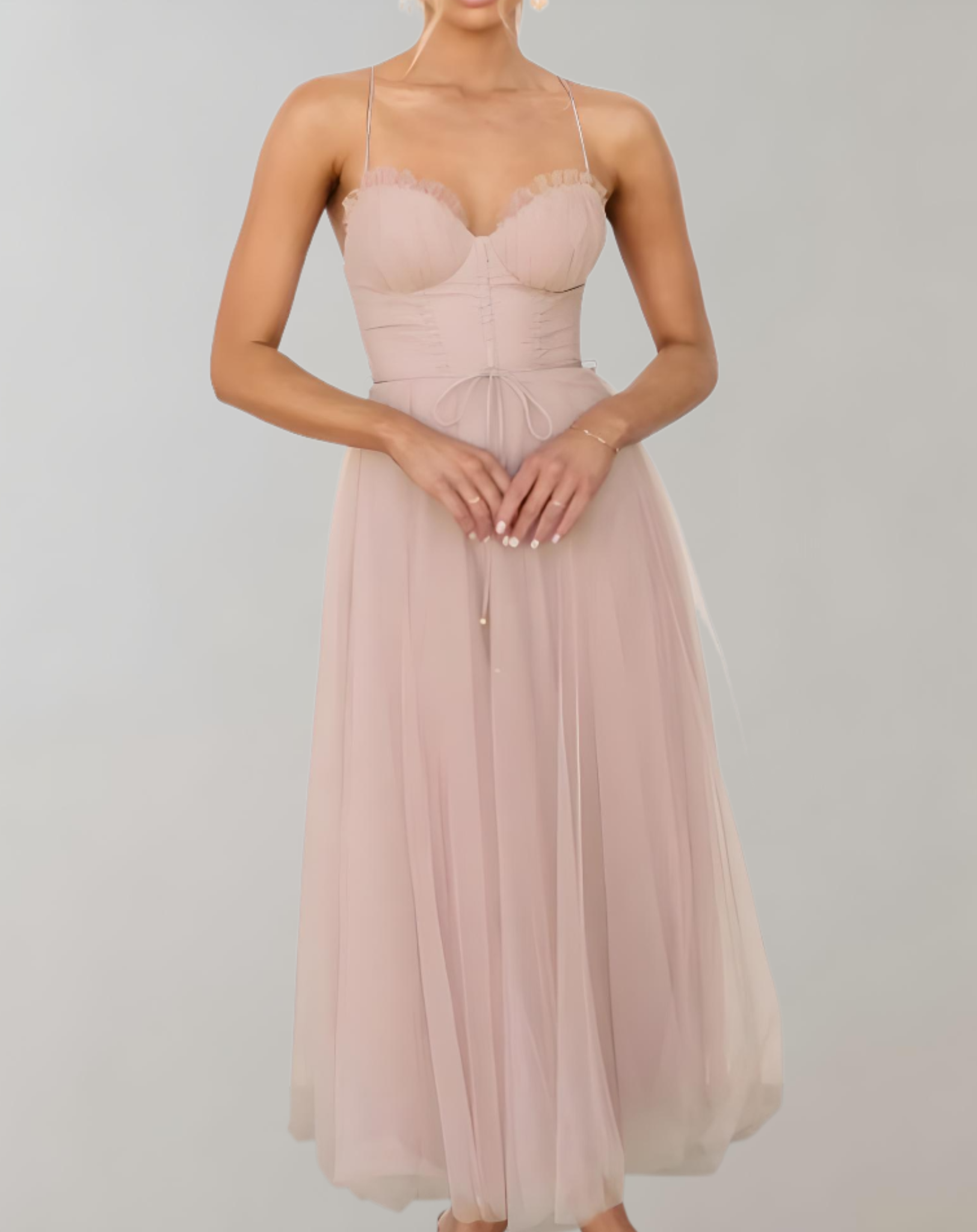 Bella - Ärmelloses Minikleid aus weichem Stoff kleid
