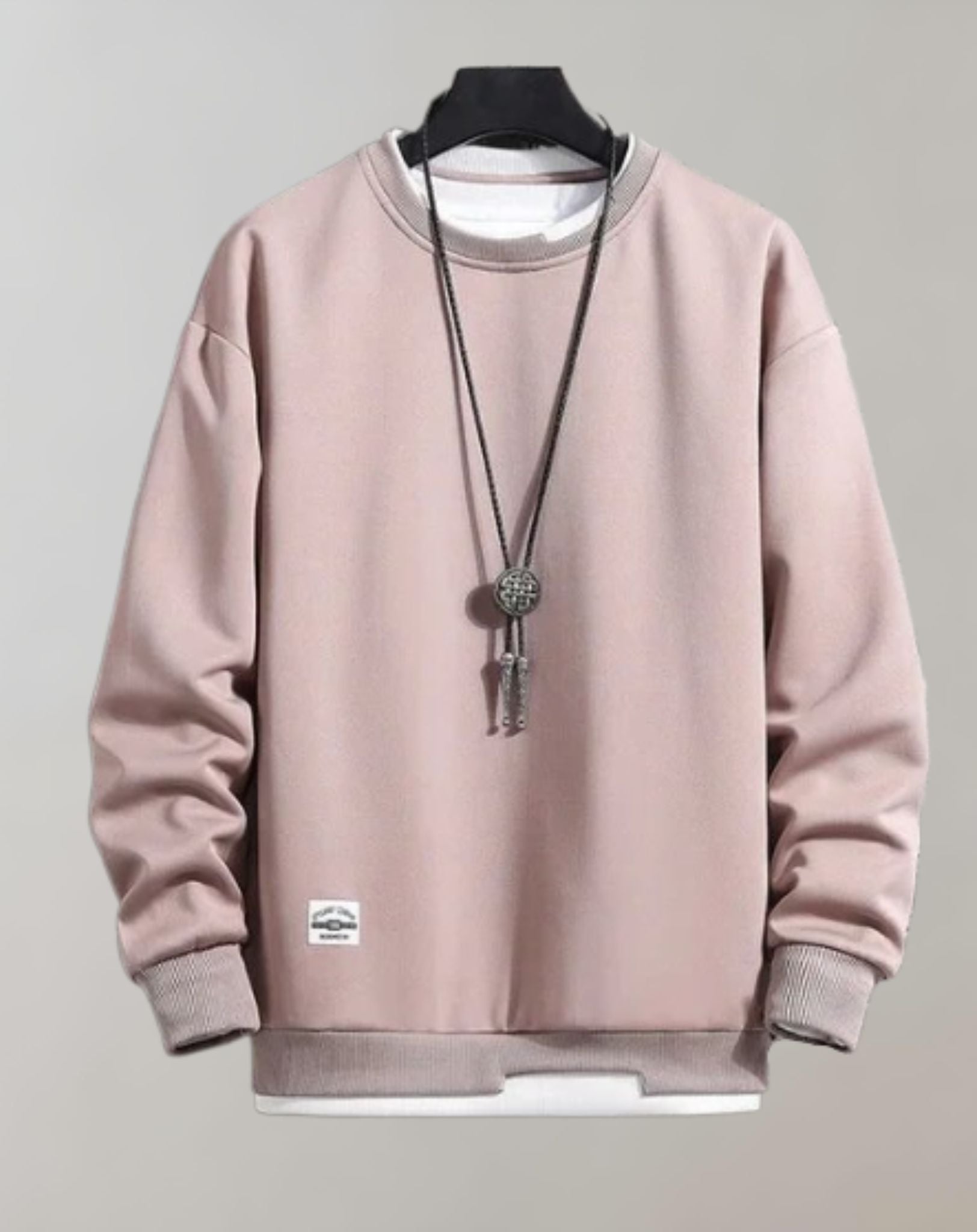 Ben -  Übergroßer Rundhalspullover für Herren mit zufälligem Design Sweater
