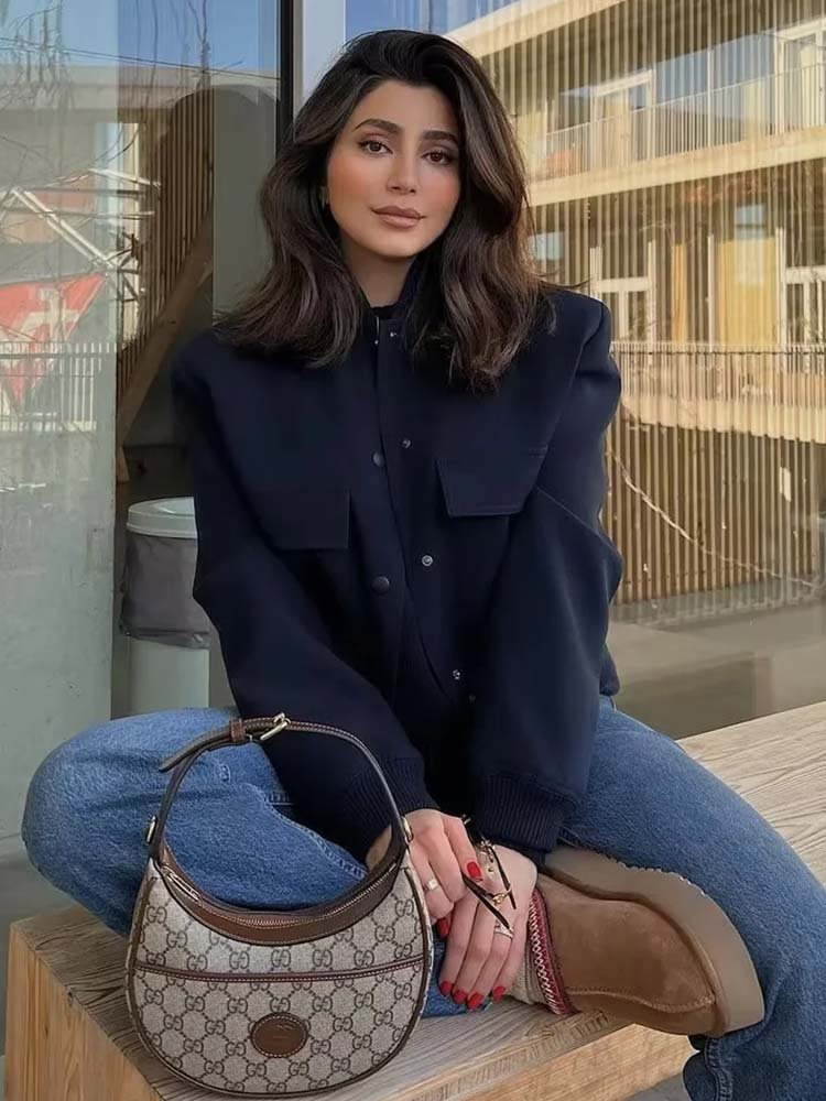 Grace™ - Stilvolle Bomberjacke mit großen Taschen für jeden Anlass