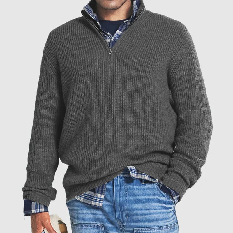 Stylischer Baumwollpullover für Herren – Komfort und Eleganz in Einem
