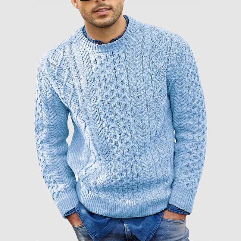 Moderne Strickpullover für Herren mit elastischem Bund und stilvollem Design