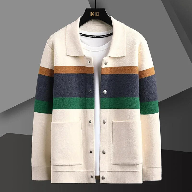 Ebe - Modisches Strickjacke für Herren