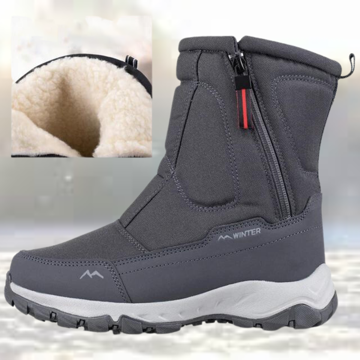 Damen Winterstiefel mit Warmfutter, Rutschfest & Wasserdicht für kalte Temperaturen