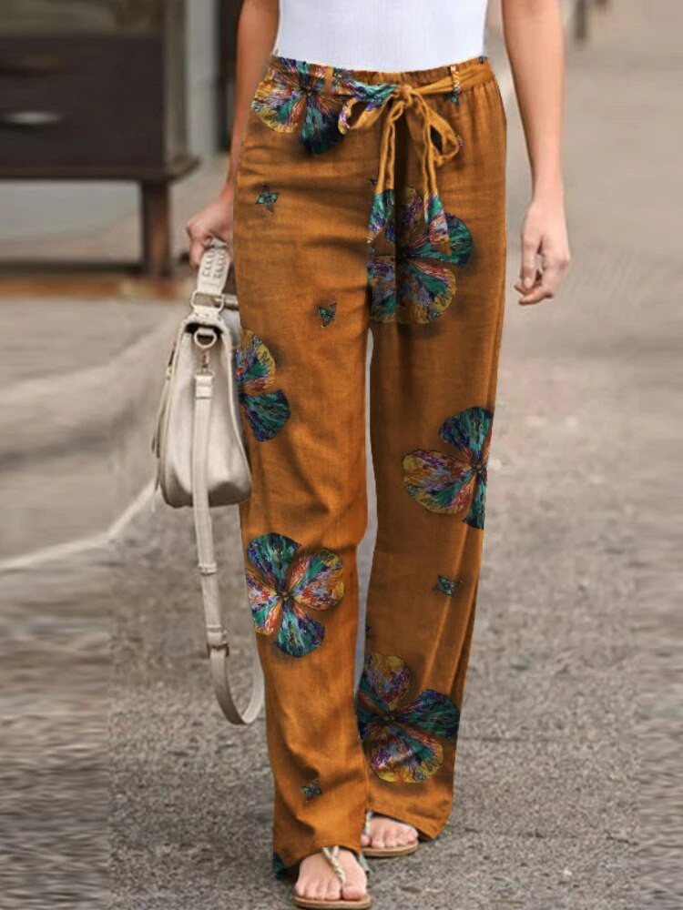 Leala - Elegante Damenhose mit weitem Bein für den Sommer