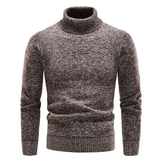 Eleganter Strickrollkragenpullover für Herren