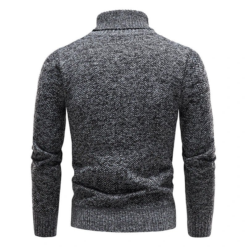 Eleganter Strickrollkragenpullover für Herren