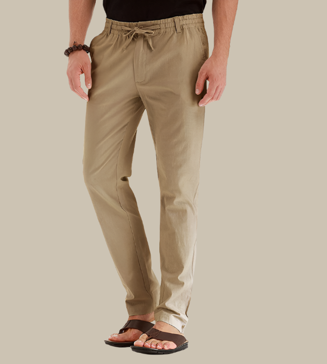 Orben - Bequeme Herren Sommerhose mit elastischem Bund für lässige Looks