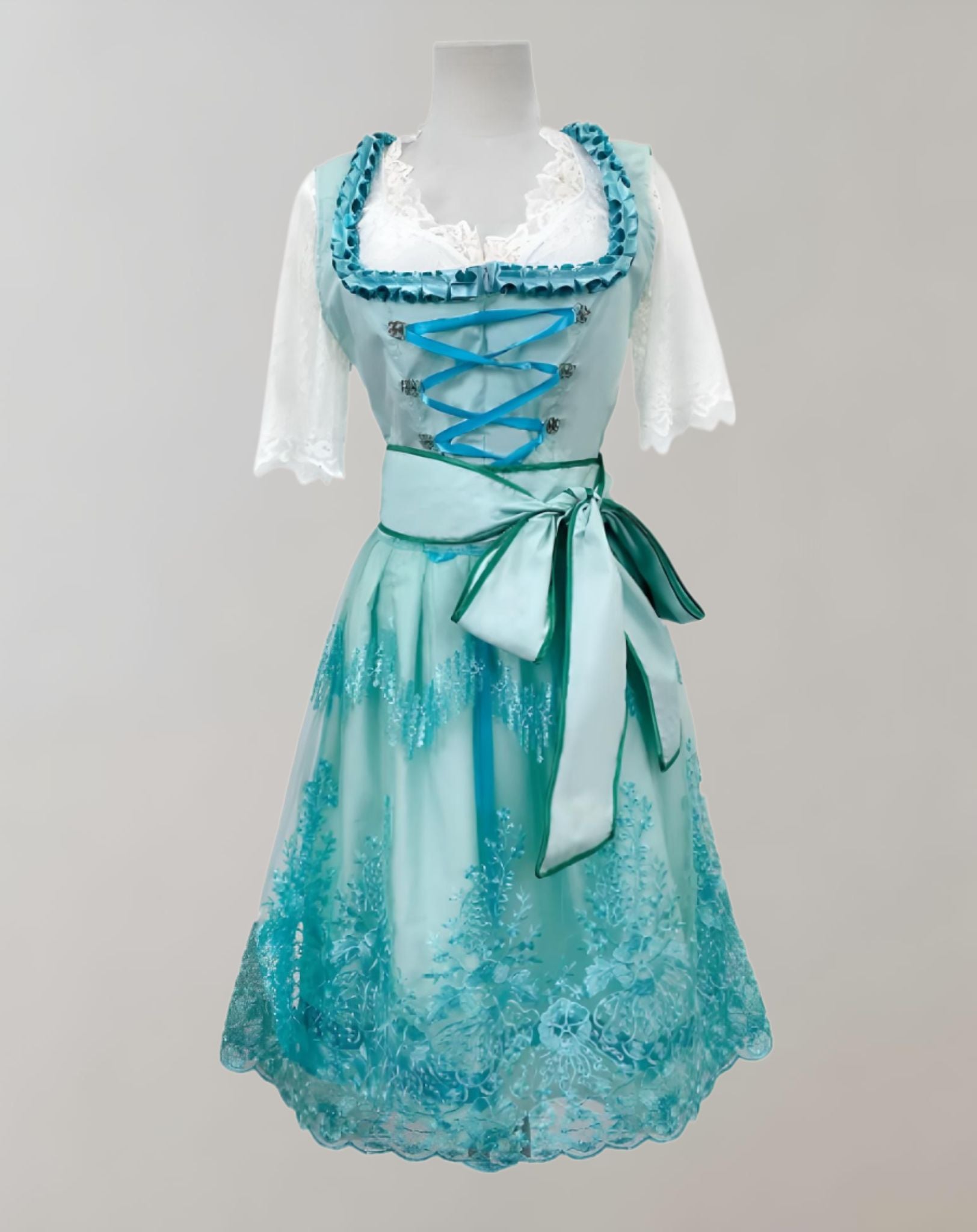 Jilla - Minikleid im Korsett Stil mit Lagen und Banddesign Kleid