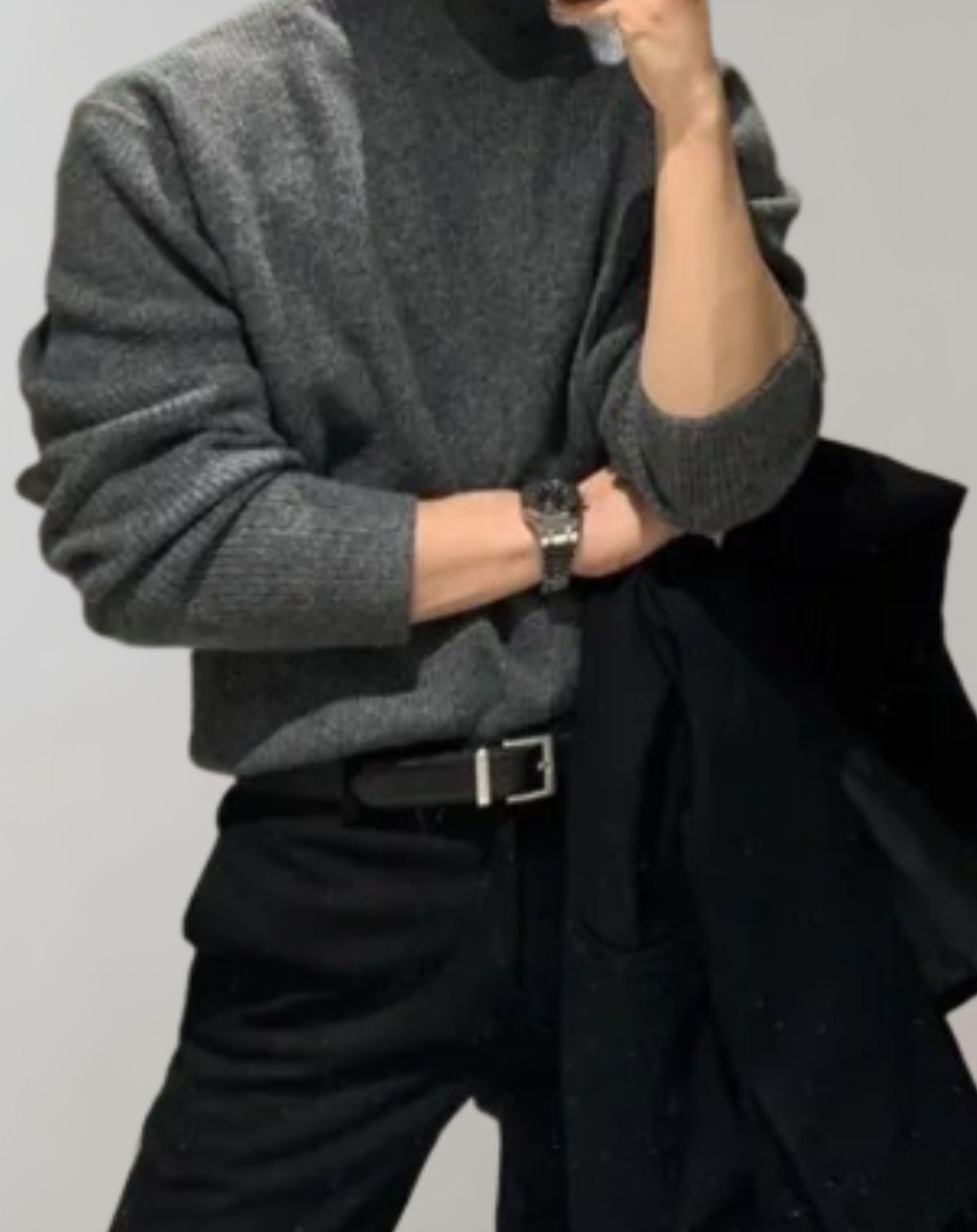 Johanne - Slim Fit Pullover für Herren mit dickem Stoff Sweater