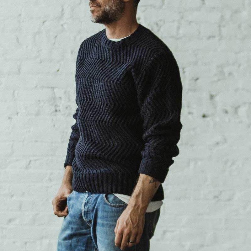 Samuel | Stilvolle, langärmlige Strickpullover für Männer