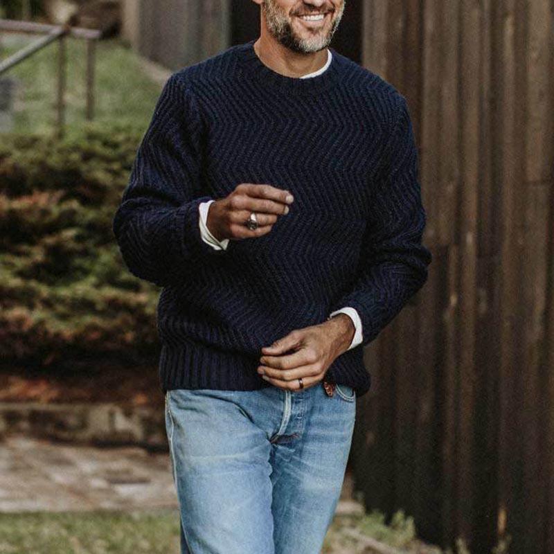 Samuel | Stilvolle, langärmlige Strickpullover für Männer