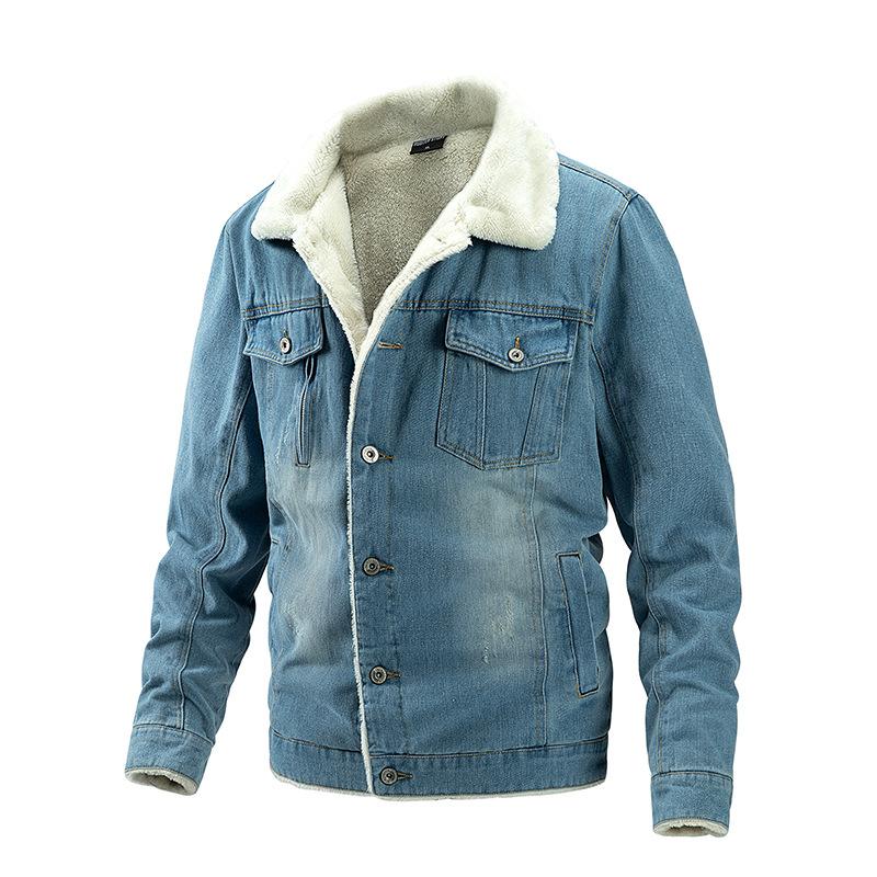 Dalmiro | Denimjacke mit luxuriöser Lammwollfütterung