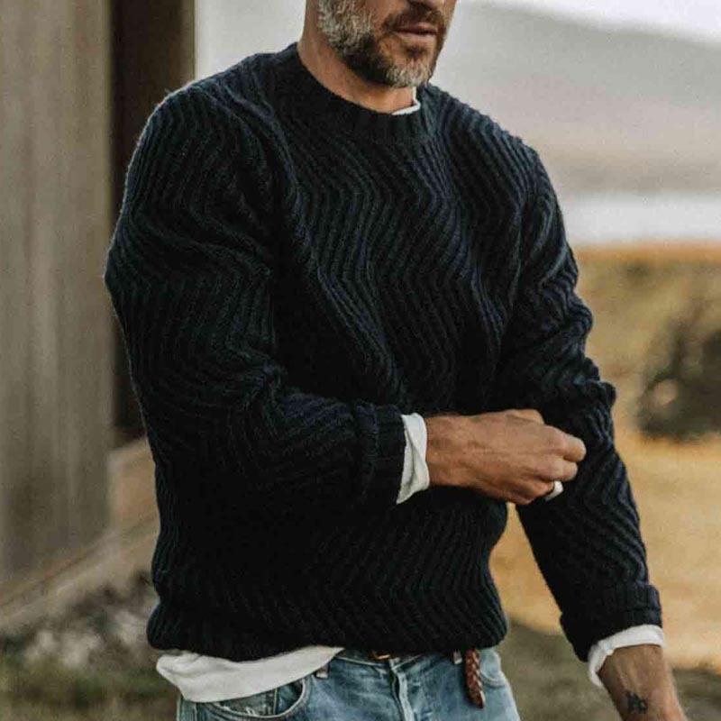 Samuel | Stilvolle, langärmlige Strickpullover für Männer