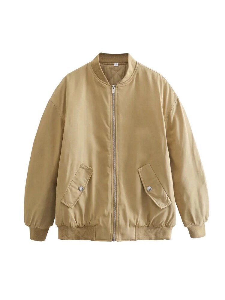 WOLFF - Stylische Oversized Bomberjacke für Frauen im Trend