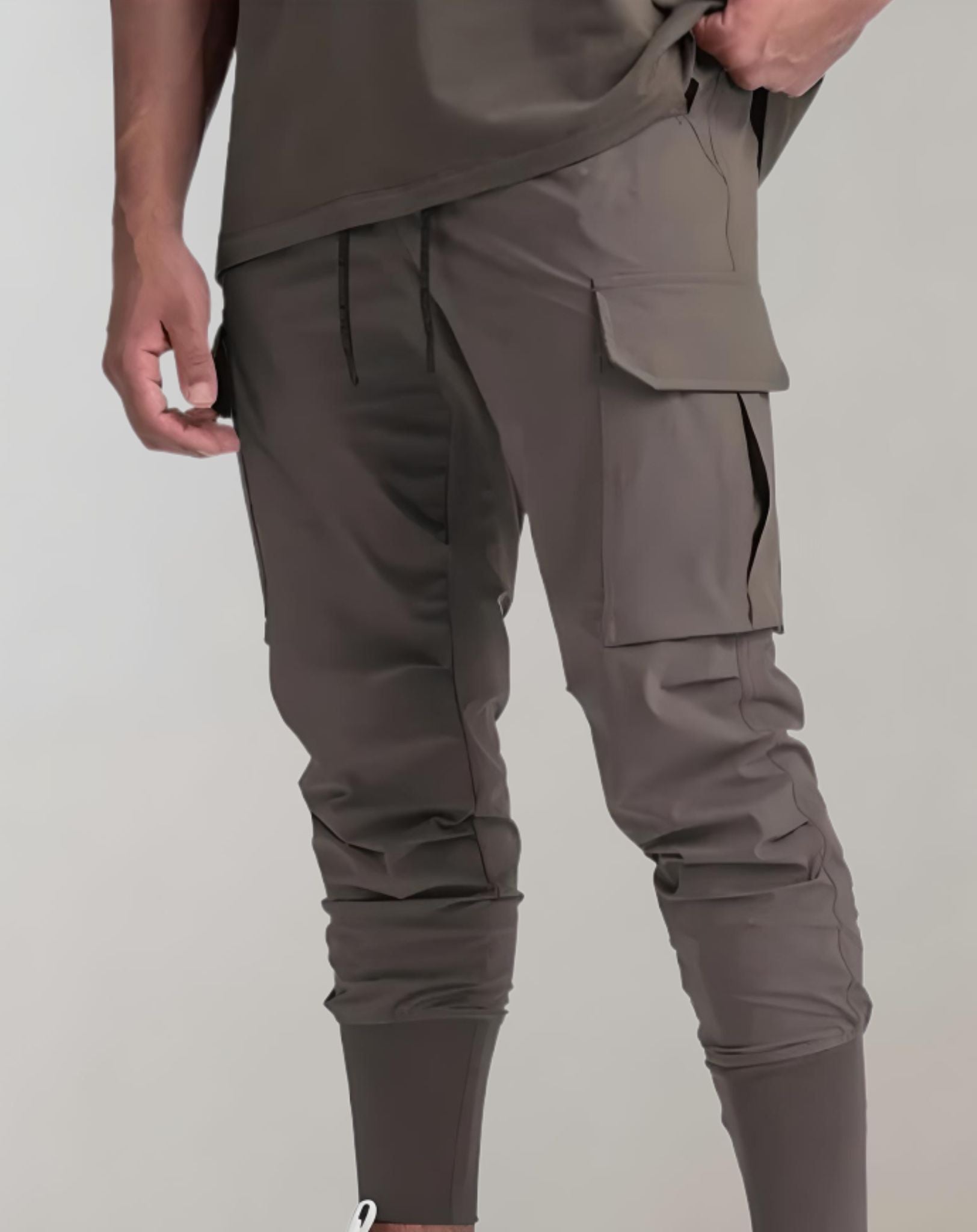 Michael - Halblose Cargo Jogginghose mit Strumpfband für Herren Hose