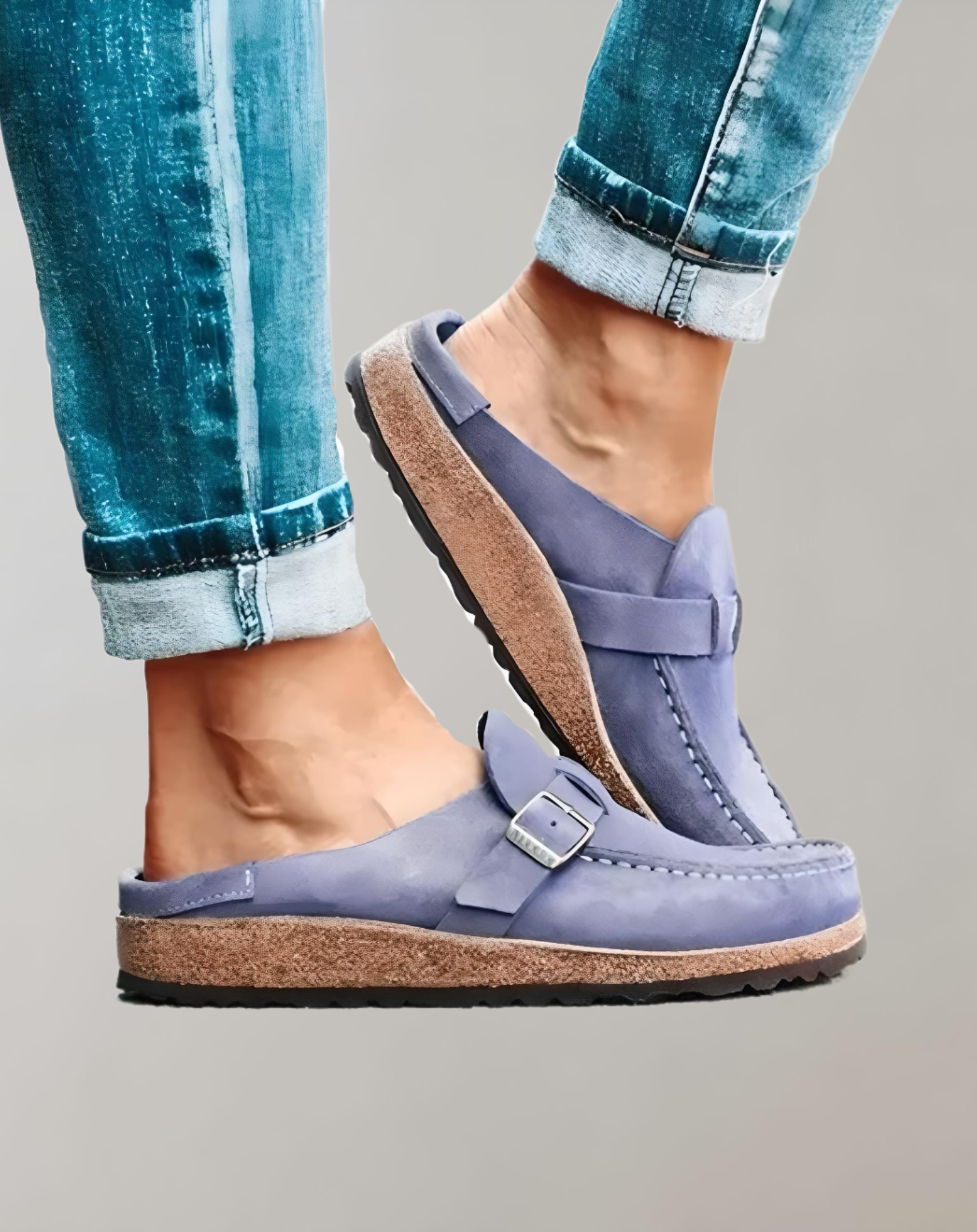 Myrtelle -  Halbloafer Stil mit Schnalle für Freizeitkleidung Schuhe