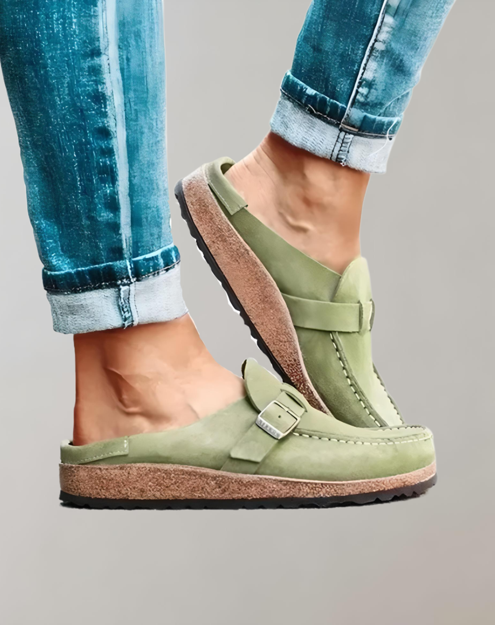 Myrtelle -  Halbloafer Stil mit Schnalle für Freizeitkleidung Schuhe