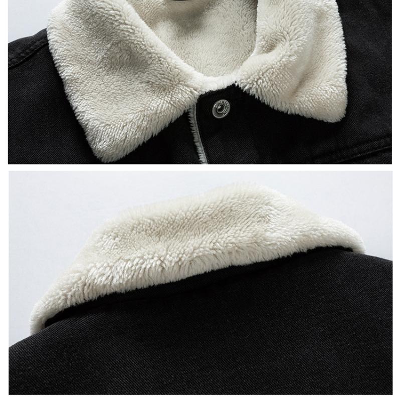 Dalmiro | Denimjacke mit luxuriöser Lammwollfütterung