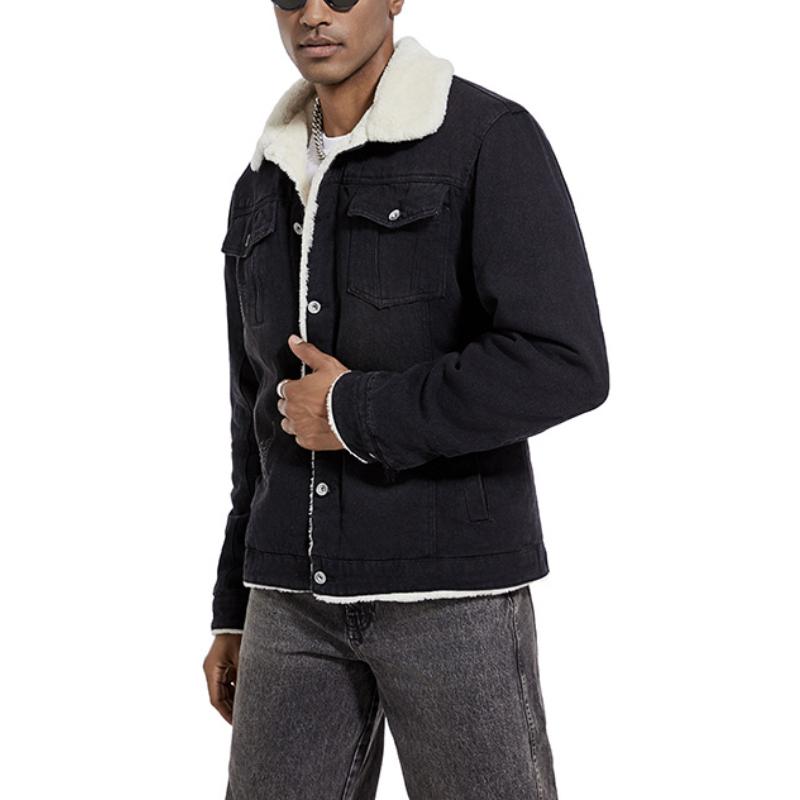 Dalmiro | Denimjacke mit luxuriöser Lammwollfütterung
